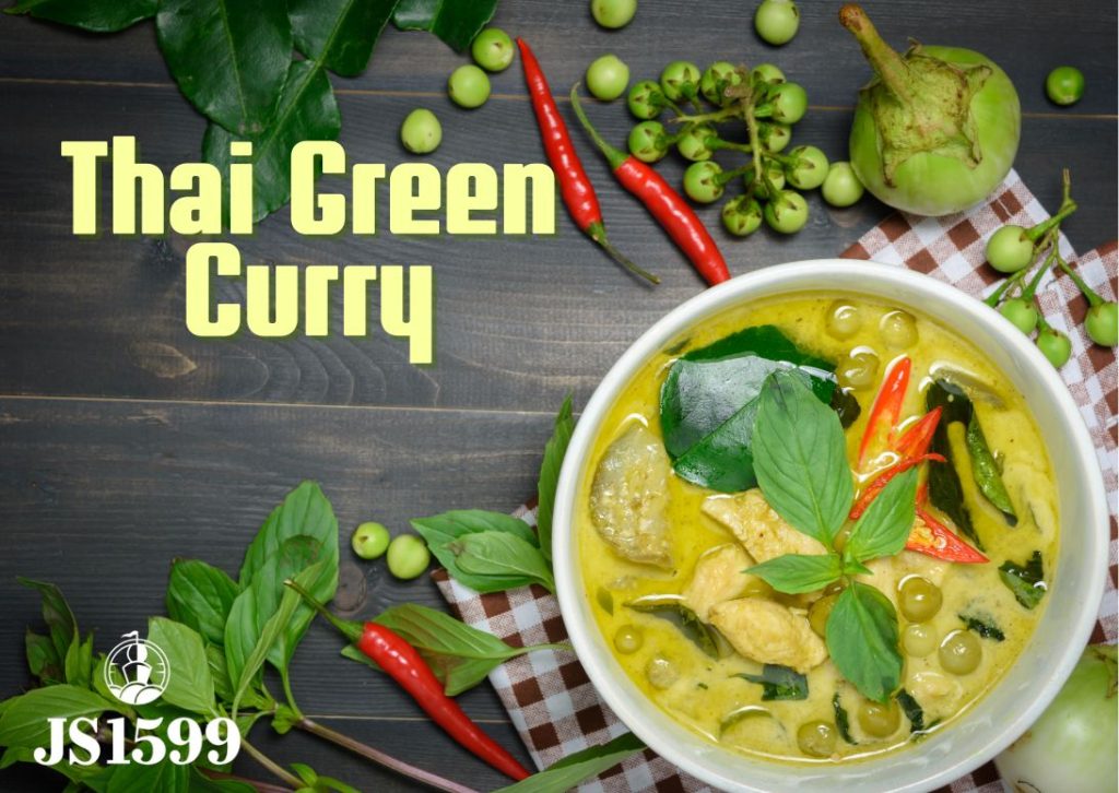 Curry verde thai o curry verde thailandese