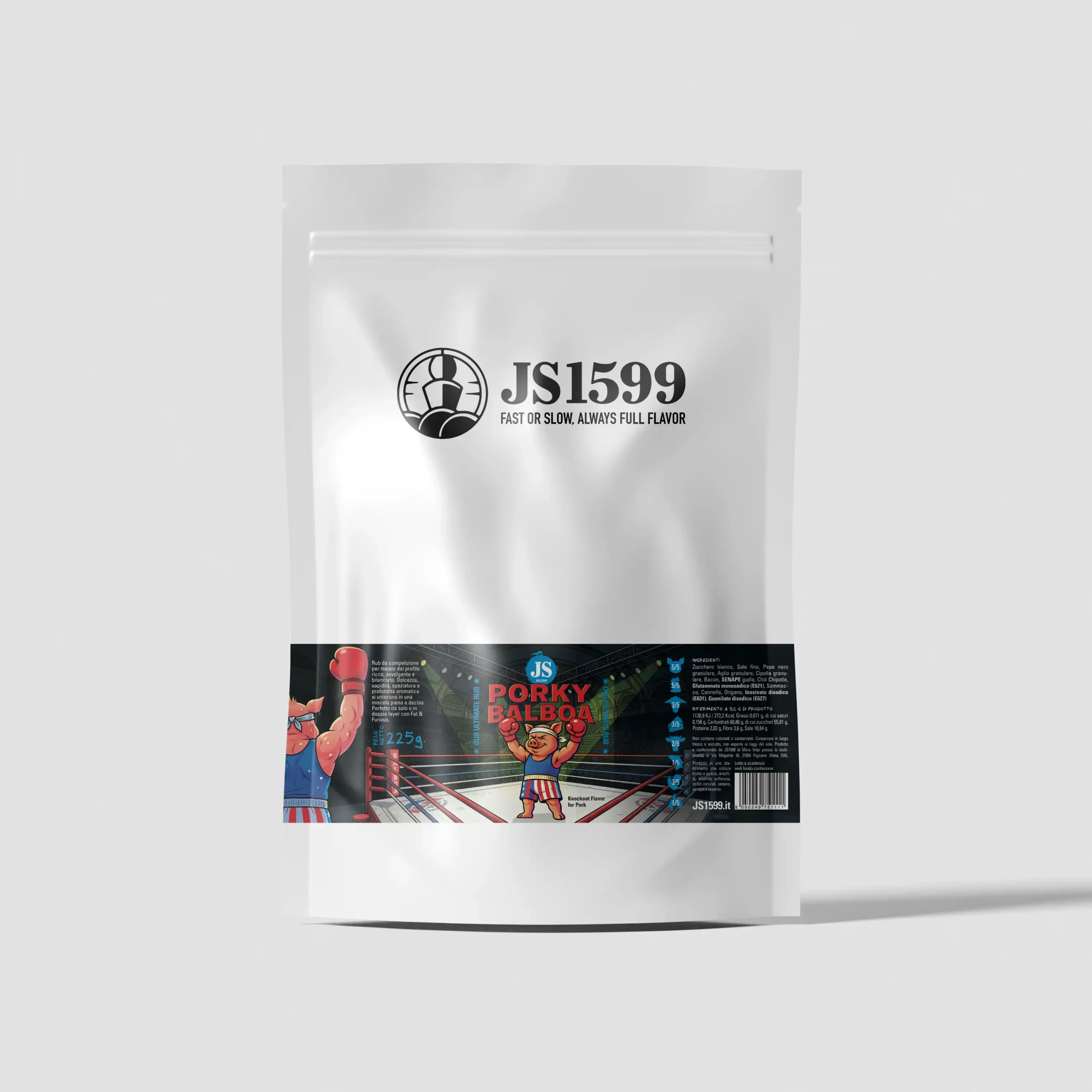 PORKY BALBOA COMPETITION RUB – Confezione Kg