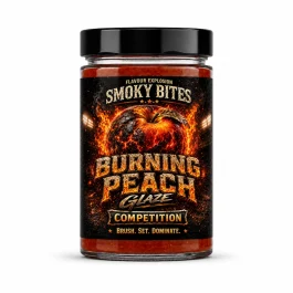 Salsa BBQ BURNING PEACH GLAZE
